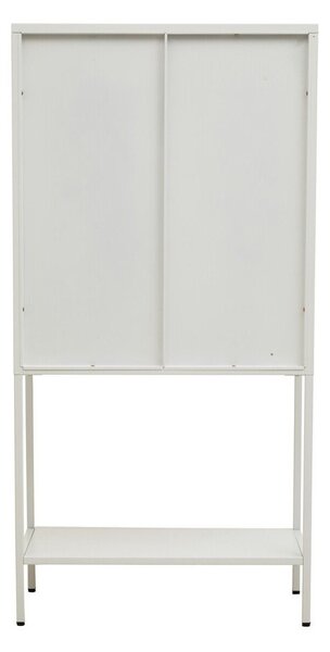 Бяла стоманена витрина 75x150x35 cm Acier – Premier Housewares