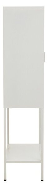 Бяла стоманена витрина 75x150x35 cm Acier – Premier Housewares