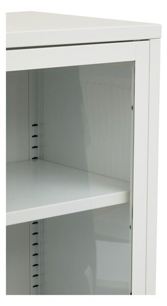 Бяла стоманена витрина 75x150x35 cm Acier – Premier Housewares