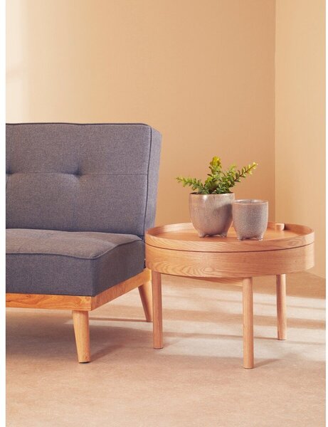 Кръгла странична масичка от декор от бор ø 60 cm Viborg – Premier Housewares