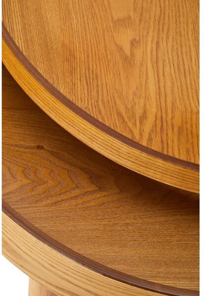 Кръгла странична масичка от декор от бор ø 60 cm Viborg – Premier Housewares