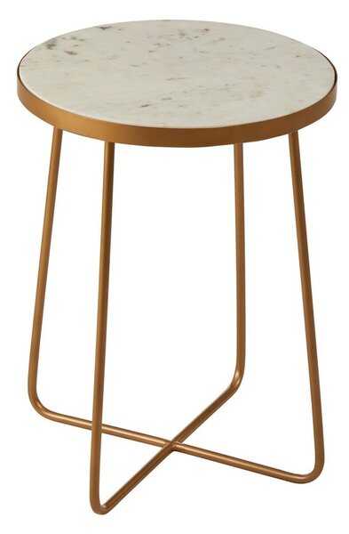 Кръгла странична масичка с мраморна плоча ø 36 cm Shalimar – Premier Housewares