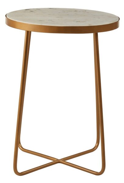 Кръгла странична масичка с мраморна плоча ø 36 cm Shalimar – Premier Housewares