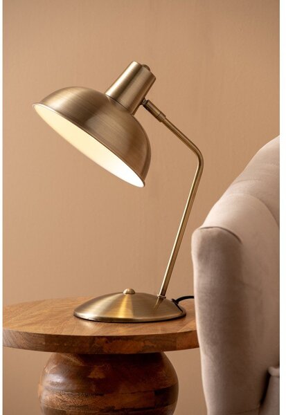 Настолна лампа в златисто Hood - Leitmotiv