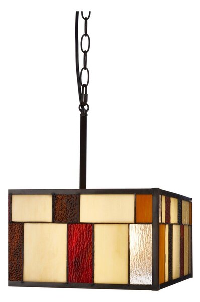 Метално висящо осветително тяло със стъклен абажур Waldorf – Premier Housewares