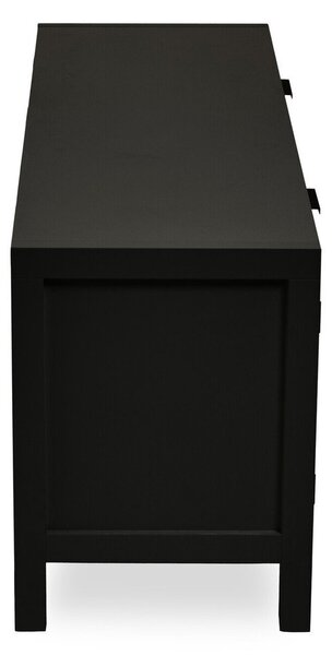 Черна маса за телевизор 120x52x38 cm Sherman – Premier Housewares