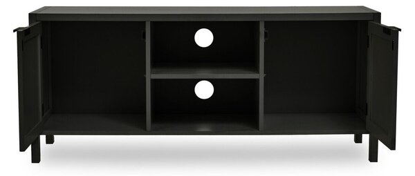 Черна маса за телевизор 120x52x38 cm Sherman – Premier Housewares