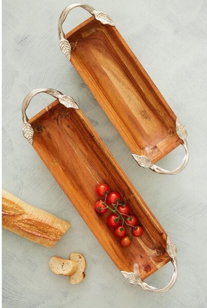 Дървена тава 14x54 cm Vine – Premier Housewares