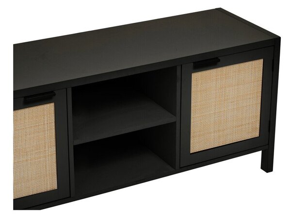 Черна маса за телевизор 120x52x38 cm Sherman – Premier Housewares