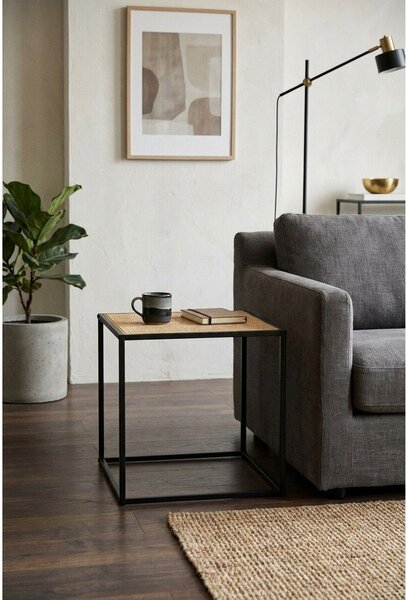 Ратанова странична масичка 44x44 cm Depok – Premier Housewares