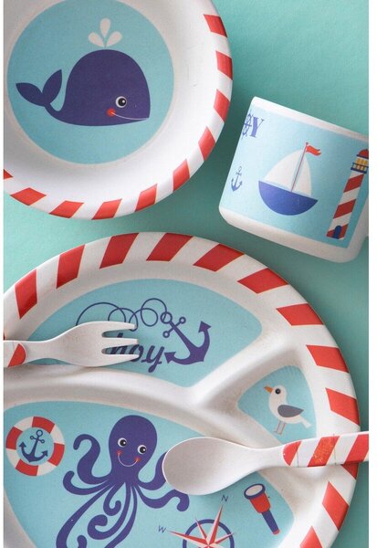 Бамбуков детски комплект за хранене 5 бр. Eden – Premier Housewares