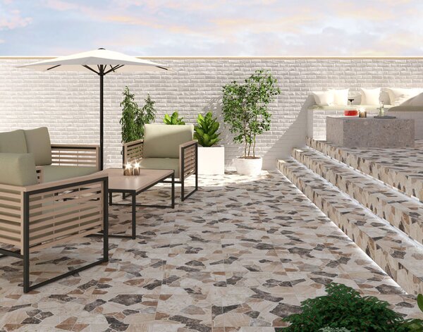 Гранитогрес Pergola Mix - 45.6 x 45.6 cm