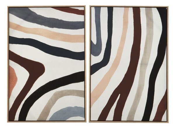 Картини в комплект 2 бр. с включена рамка/върху платно 63x93 cm Astratto – Premier Housewares