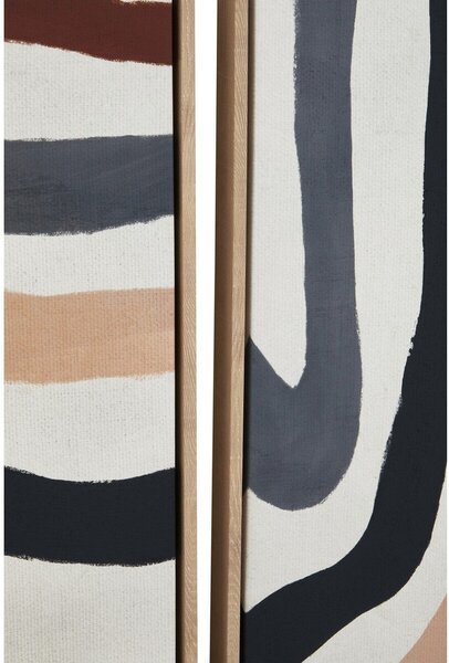 Картини в комплект 2 бр. с включена рамка/върху платно 63x93 cm Astratto – Premier Housewares