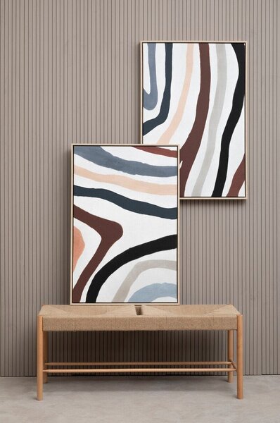 Картини в комплект 2 бр. с включена рамка/върху платно 63x93 cm Astratto – Premier Housewares