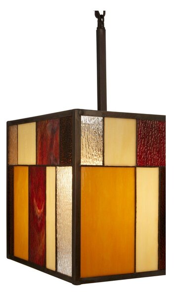 Метално висящо осветително тяло със стъклен абажур Waldorf – Premier Housewares