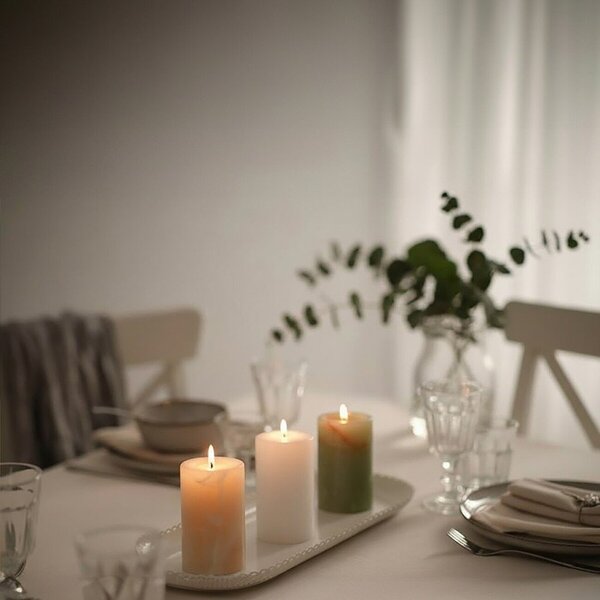 Каменни свещници в комплект за чаена свещ 3 бр. Oleena – Premier Housewares