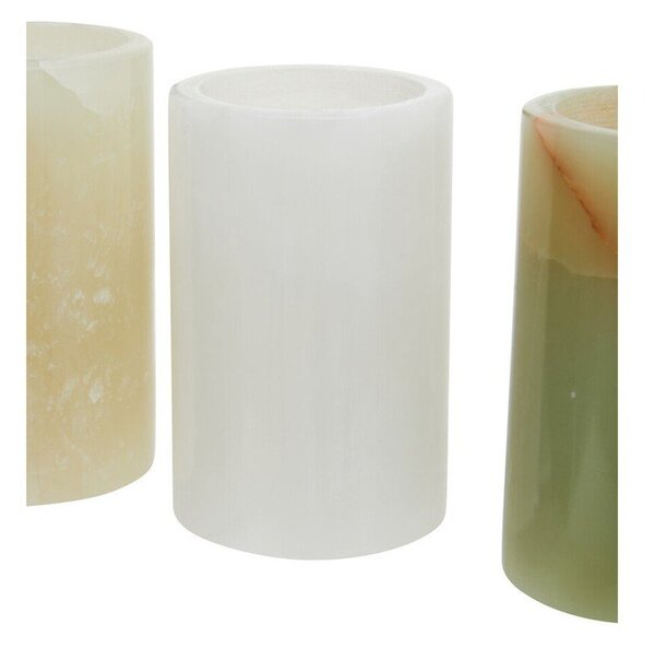 Каменни свещници в комплект за чаена свещ 3 бр. Oleena – Premier Housewares