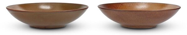 Кафява супена порцеланова чиния ø 26 cm Ovio – BonBistro