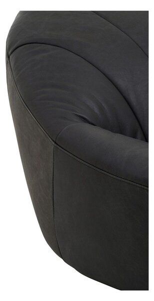 Черно кожено кресло Hoxton – Premier Housewares