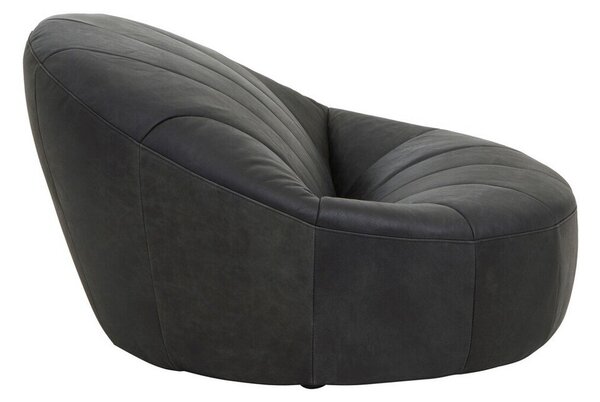 Черно кожено кресло Hoxton – Premier Housewares