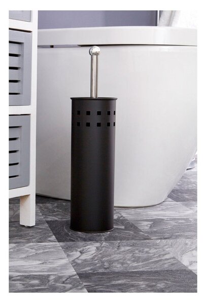 Матово черно метална четка за тоалетна Indy – Premier Housewares
