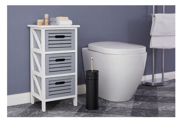 Матово черно метална четка за тоалетна Indy – Premier Housewares