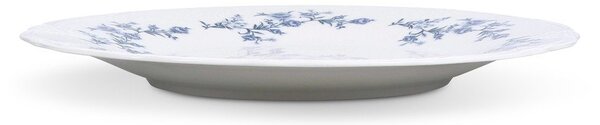 Бяла/синя порцеланова чиния за сервиране ø 32 cm Retro – BonBistro