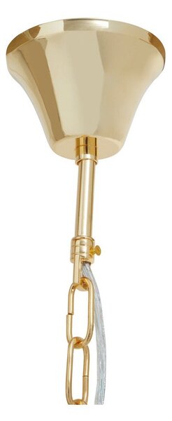 Метално висящо осветително тяло в златист цвят Glamour – Premier Housewares