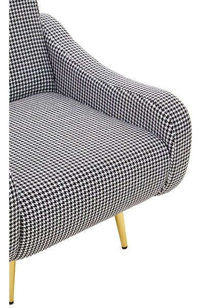 Черно-бял кресло Holli – Premier Housewares