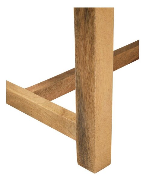 Черно-бял пейка от масивно дърво Satna – Premier Housewares