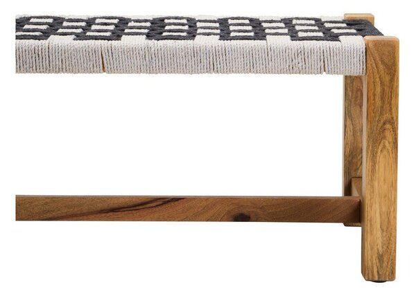 Черно-бял пейка от масивно дърво Satna – Premier Housewares
