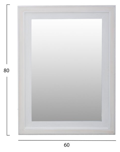 Огледало Kenna бяла патина 60x2x80 см