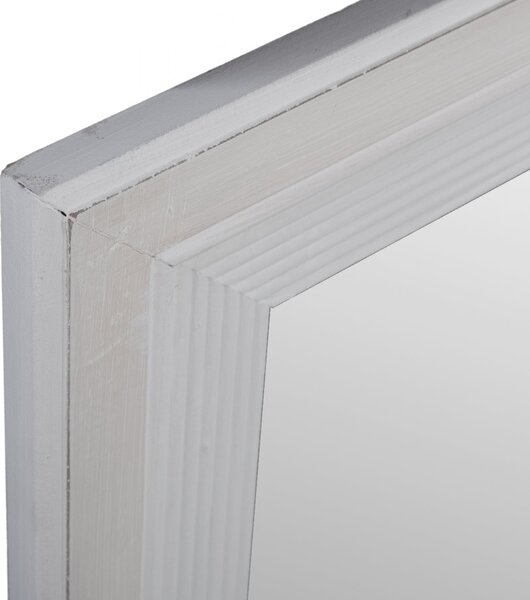 Огледало Kenna бяла патина 60x2x80 см