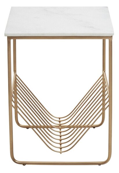 Странична масичка с мраморна плоча 40x40 cm Mandoli – Premier Housewares