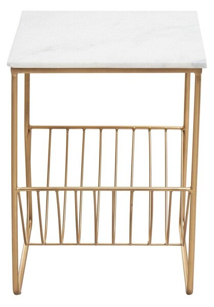 Странична масичка с мраморна плоча 40x40 cm Mandoli – Premier Housewares