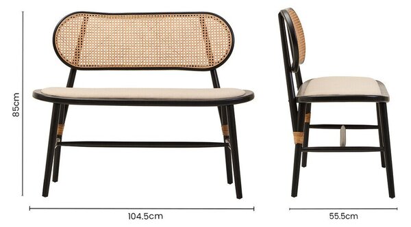 Подплатена пейка в естествен цвят Cebu – Premier Housewares