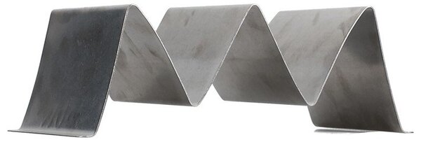 Поднос за сервиране поставка за тако от неръждаема стомана 10x19 cm Serve – BonBistro