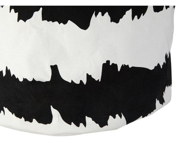Черно-бял текстилен кош за пране Harga – Premier Housewares