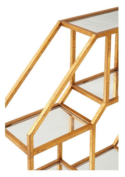 На няколко нива метален стенен рафт в естествен цвят 92 cm Zariah – Premier Housewares