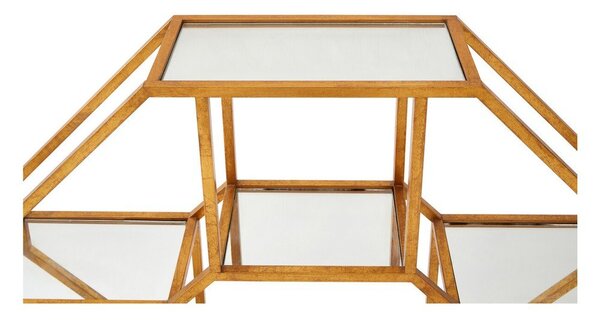 На няколко нива метален стенен рафт в естествен цвят 92 cm Zariah – Premier Housewares
