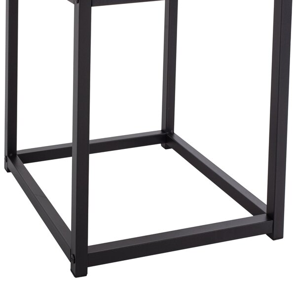 Помощни маси GRELAY черен цвят 45X45X50см. и 37X37X43 см