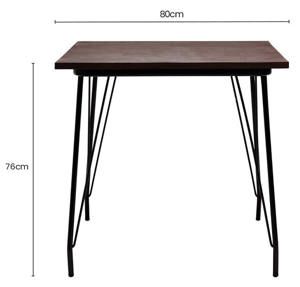 Трапезна маса от масивен бряст ø 80 cm District – Premier Housewares