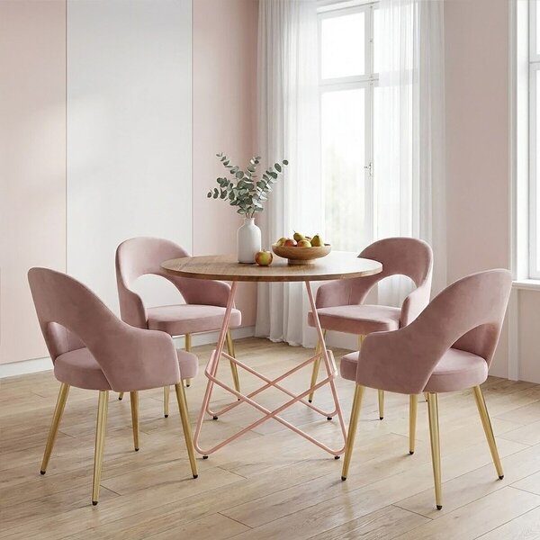 Кръгла трапезна маса от масивен бряст ø 80 cm District – Premier Housewares
