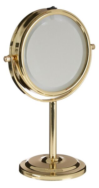 Козметично огледало със светлина/увеличително (увеличение 2x) ø 15 cm Cassini – Premier Housewares
