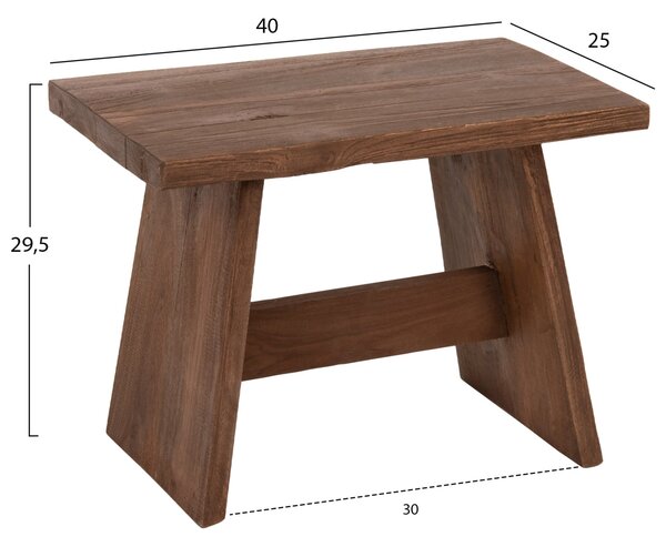 Странична маса 7901 кафяв цвят 40x25x29.5см