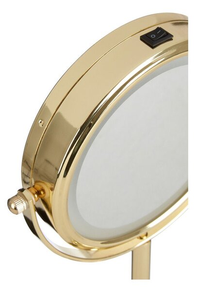 Козметично огледало със светлина/увеличително (увеличение 2x) ø 15 cm Cassini – Premier Housewares