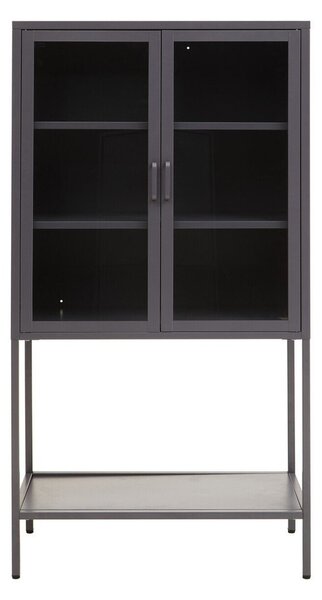 Сива стоманена витрина 75x150x35 cm Acier – Premier Housewares