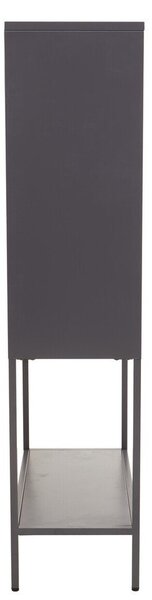 Сива стоманена витрина 75x150x35 cm Acier – Premier Housewares