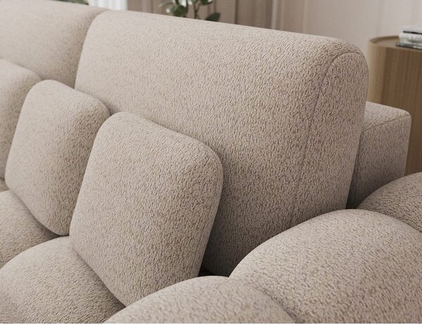 Бежов разтегателен диван от букле 256 cm Cotonn – ELTAP